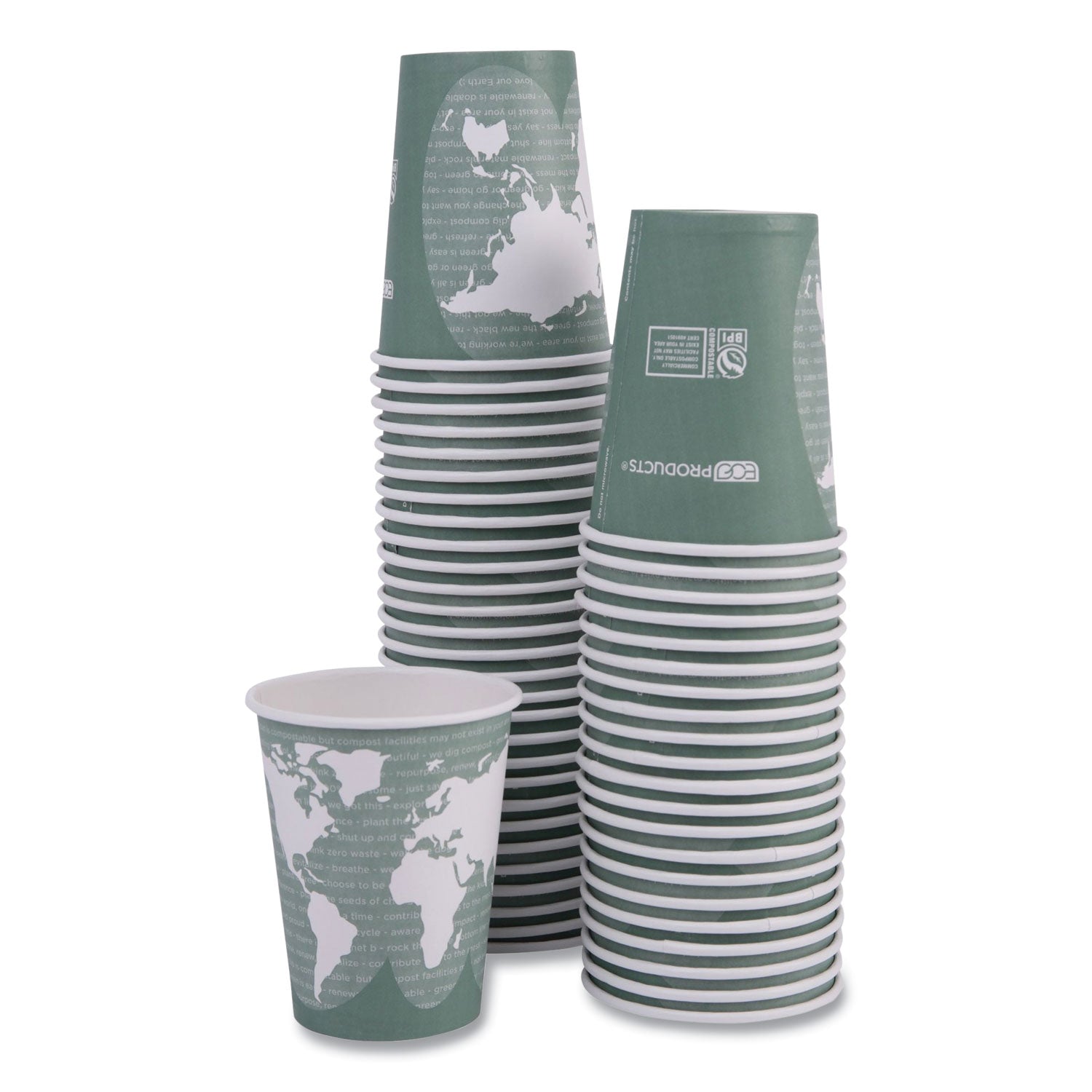 12 fl oz - Multi - Paper, Resin - Hot Drink - 50/Pack - 20 / Carton