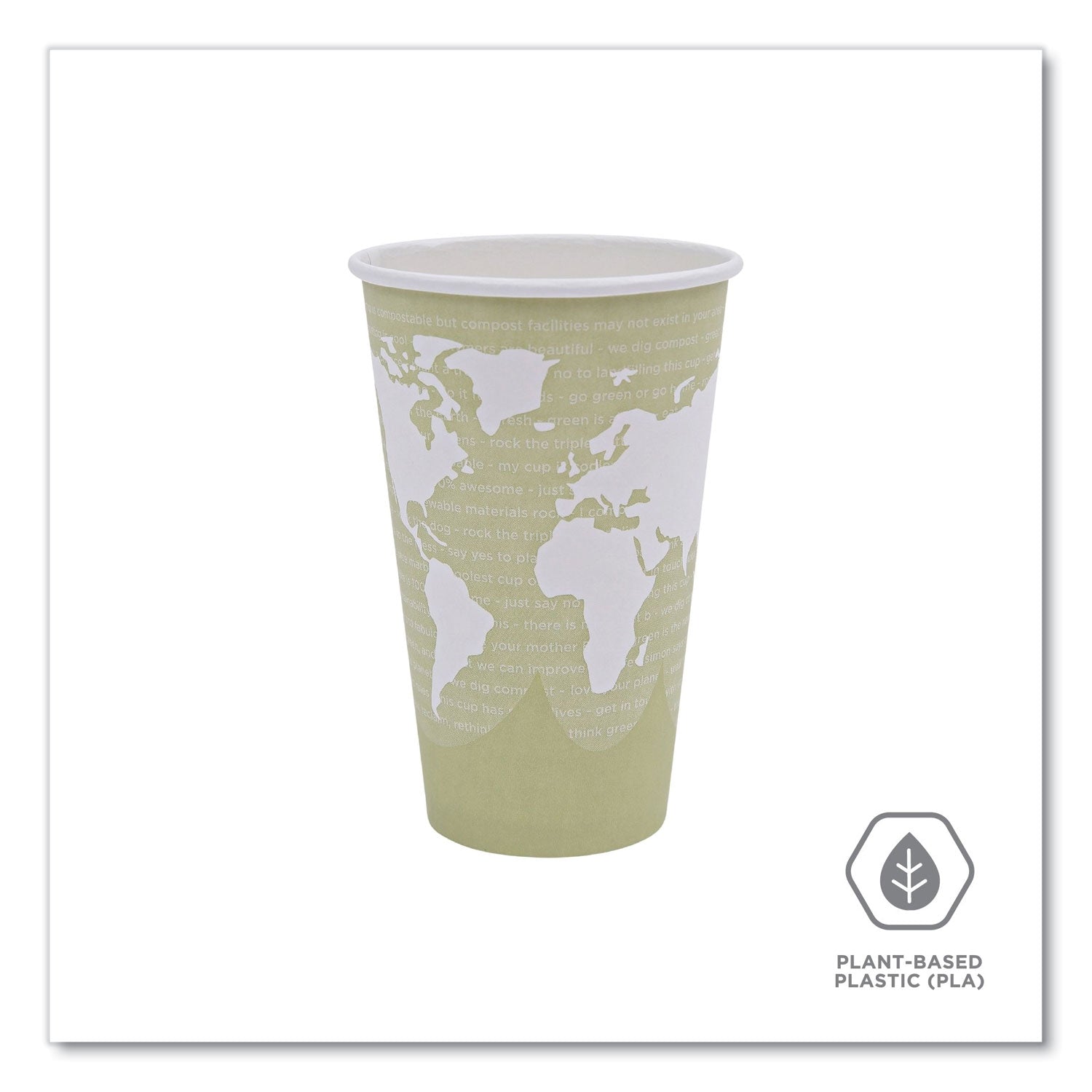 16 fl oz - Multi - Paper, Resin - Hot Drink - 50/Pack - 20 / Carton