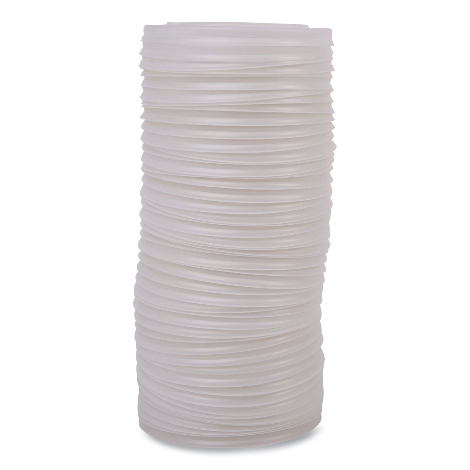 World Art PLA-Laminated Soup Container Lids, For 12 oz to 32 oz Containers, White, Plastic, 50/Pack, 10 Packs/Carton