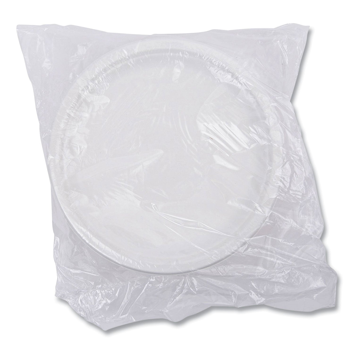 Breakroom - Disposable - Microwave Safe - 6" Diameter - White - Sugarcane Fiber Body - 1000 / Carton