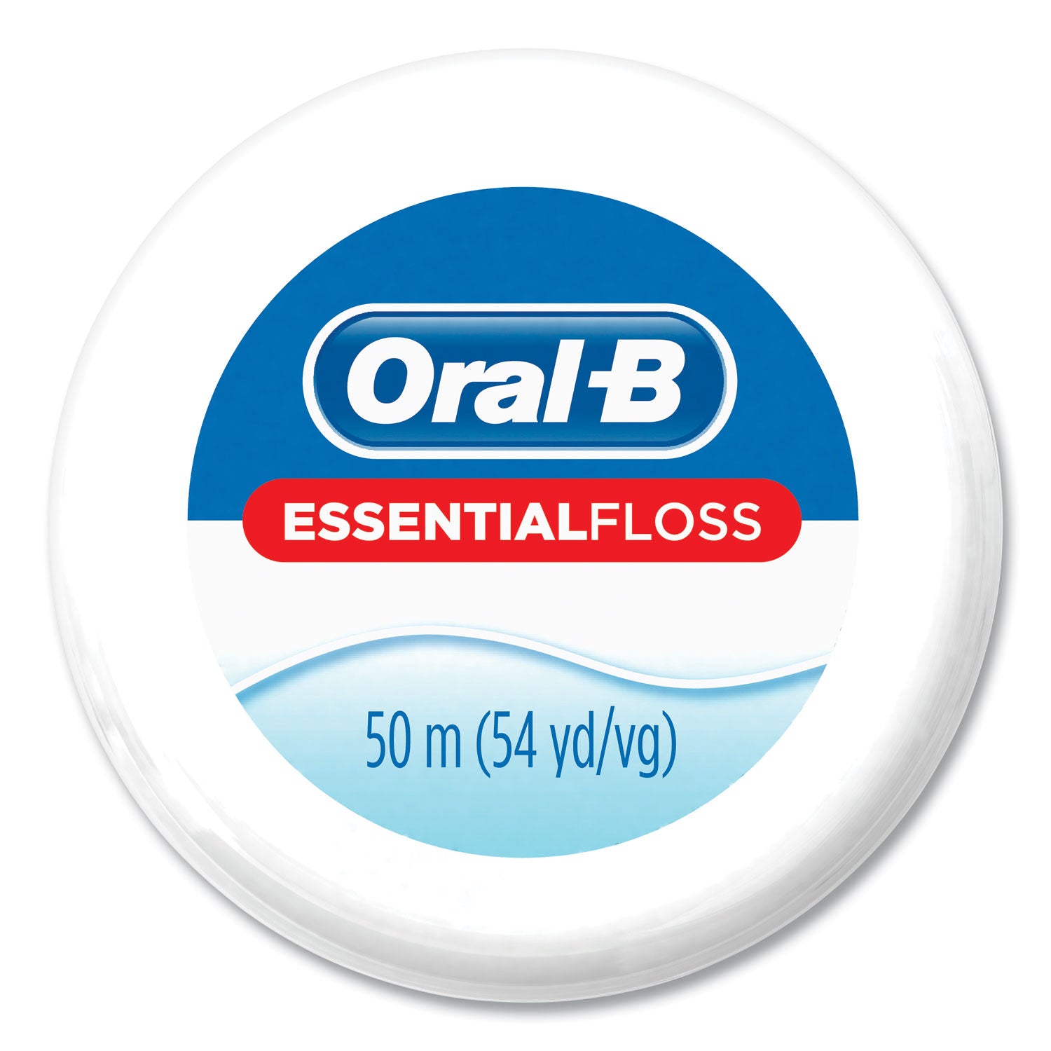 Essential Floss, 55 yd, Unscented, White, 24/Carton