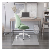 Hard Floor, Hardwood Floor, Tile Floor, Laminate Floor, Linoleum Floor, Concrete - 53" Length x 45" Width - Rectangular - Vinyl - Clear - 1 / Carton