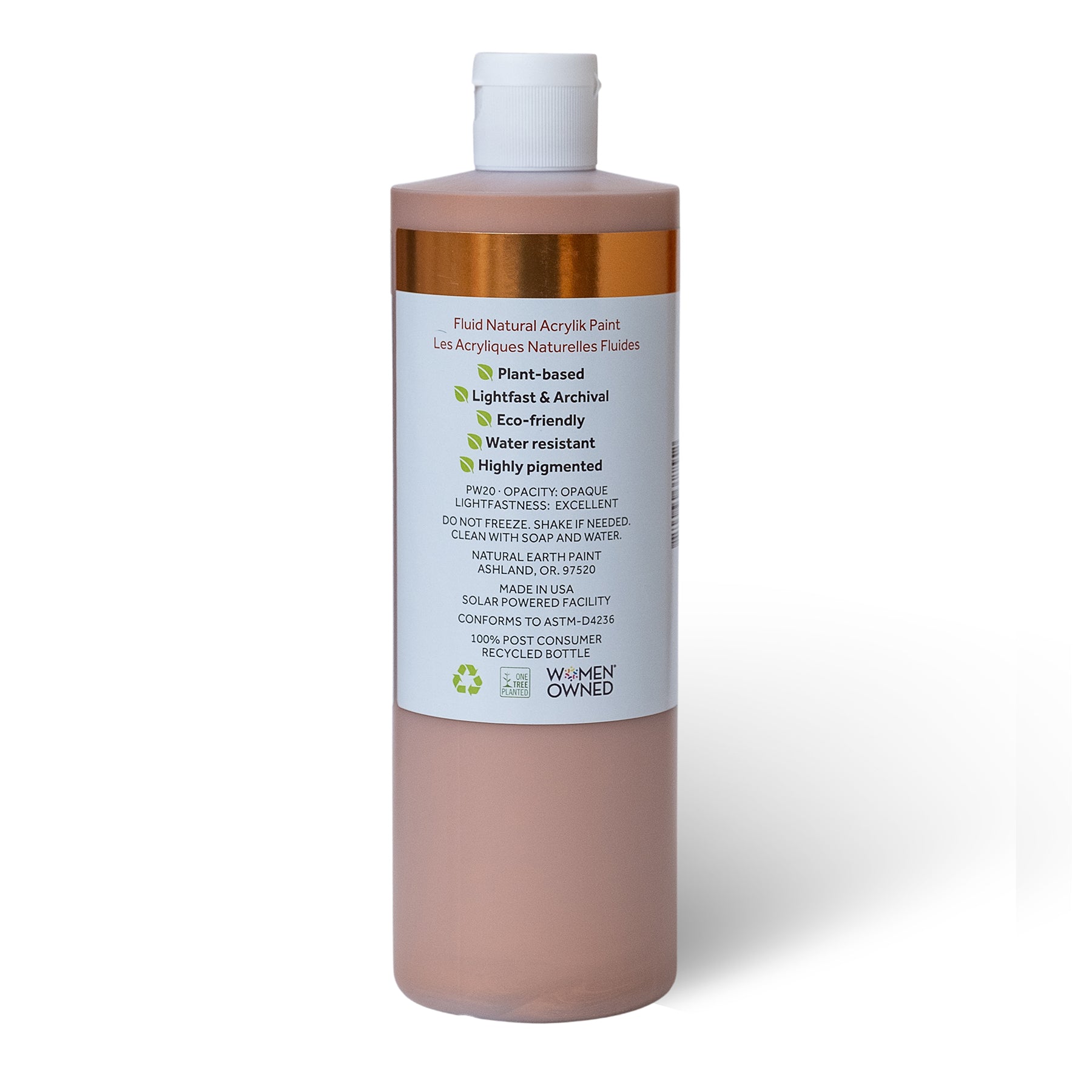 Natural Fluid Acrylik - 16 oz - Copper Mica