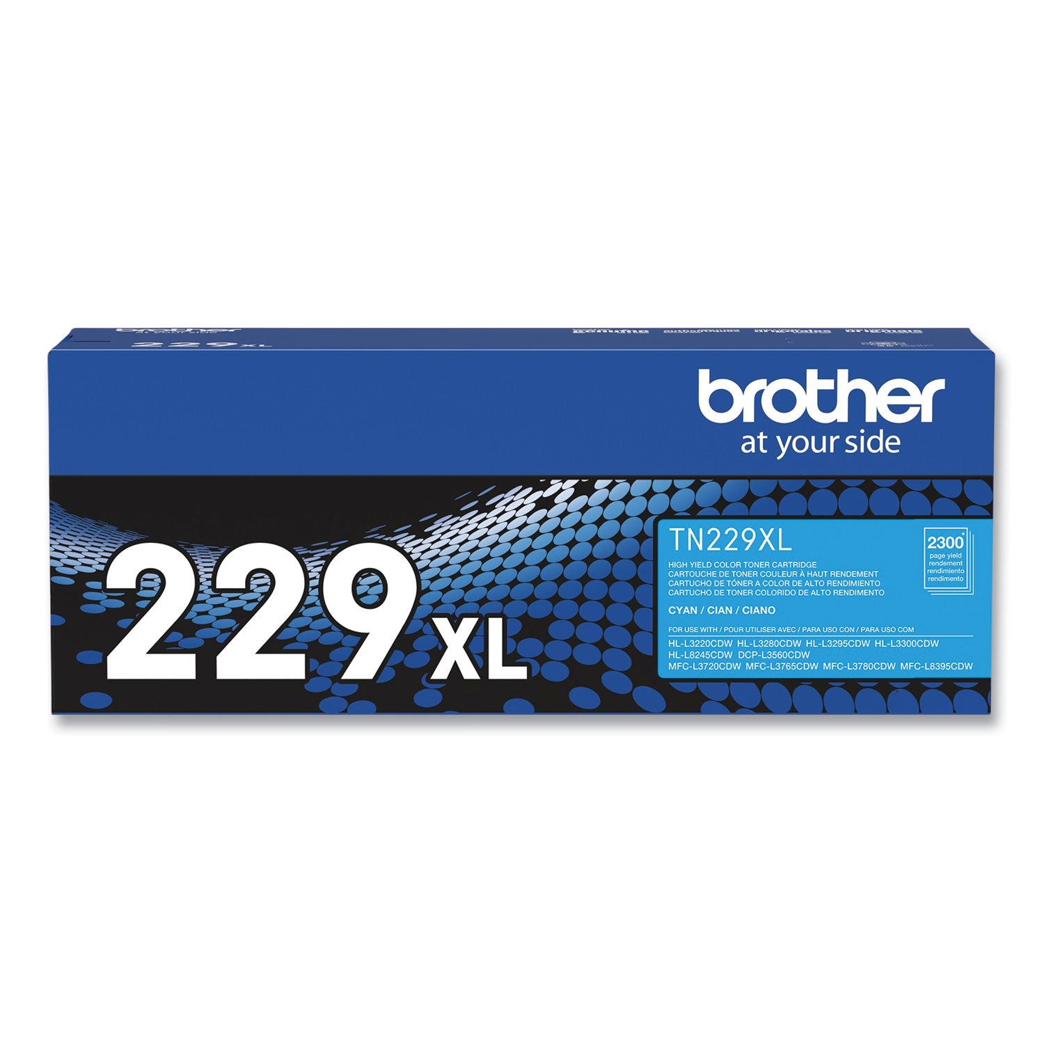 Brother Original High Yield Laser Toner Cartridge, Cyan, 2300 Pages, 1 Each