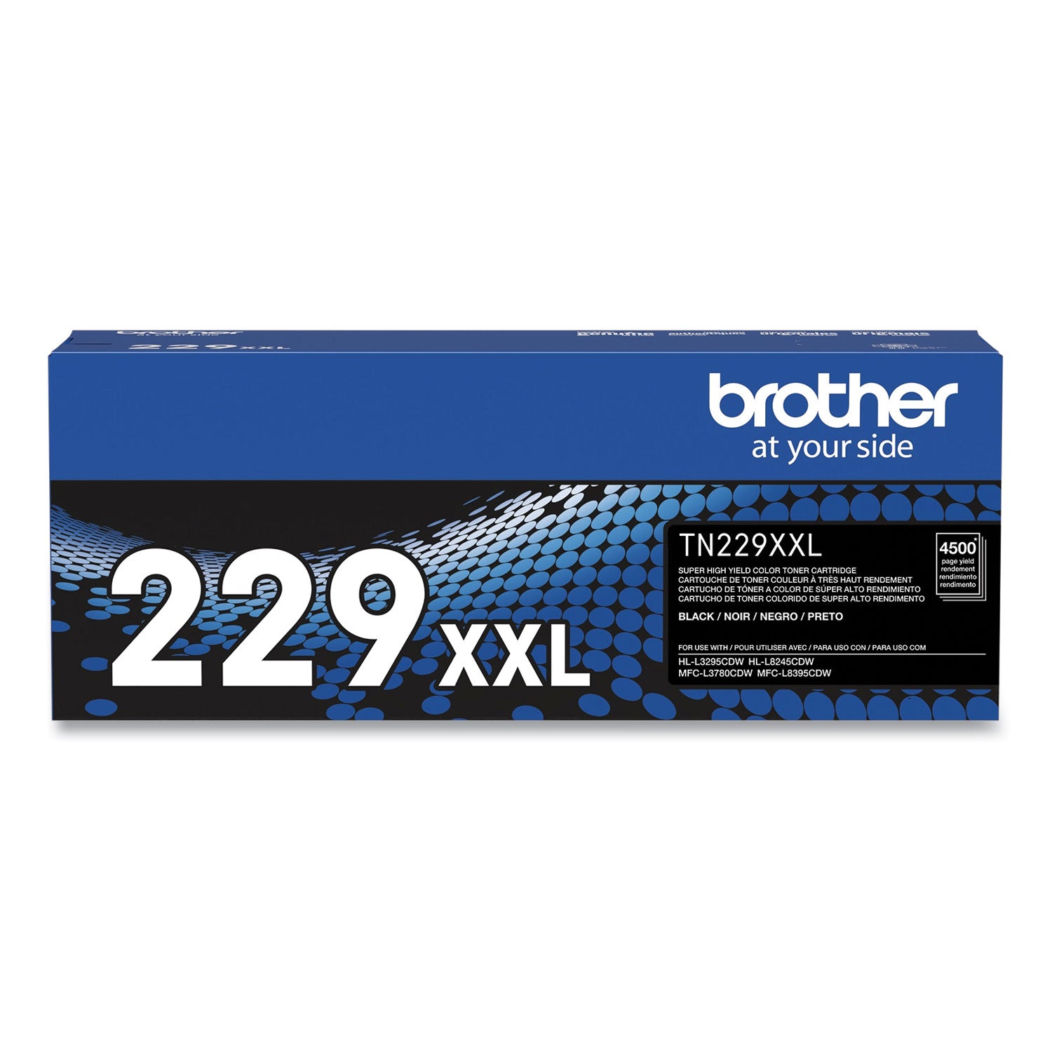 Brother Super High Yield Black Laser Toner Cartridge, 4500 Pages, 1 Each