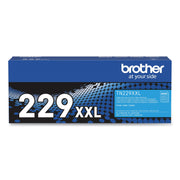 Brother Super High Yield Laser Toner Cartridge, Cyan, 4000 Pages, 1 Each