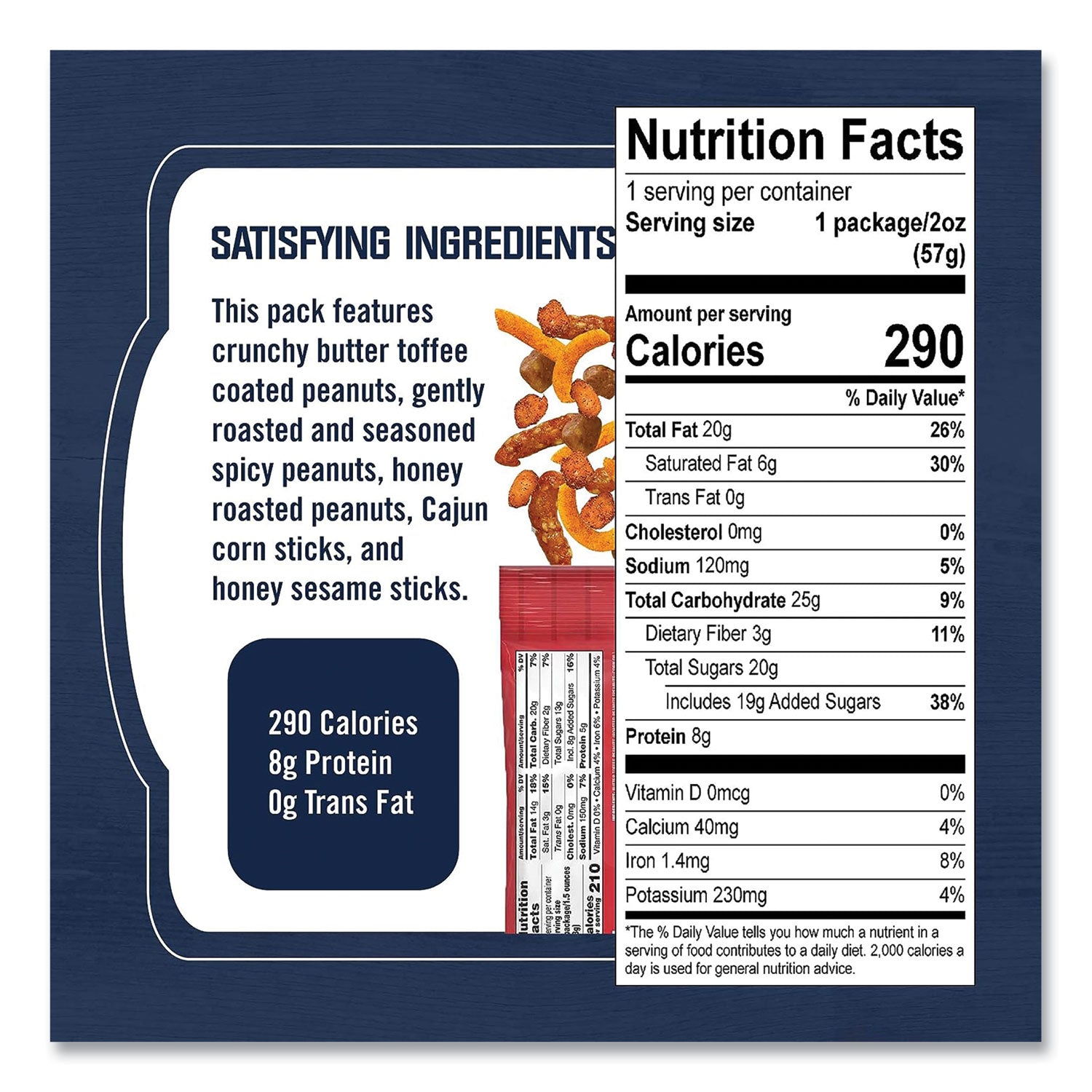 Trail Mix, Sweet 'N Spicy Mix, 1.75 oz Packet, 24/Box