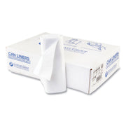 33 gal Capacity - 40" Width x 0.63 mil (16 Micron) Thickness - High Density - Natural - High-density Polyethylene (HDPE) - Kitchen, Breakroom - 250 / Pack