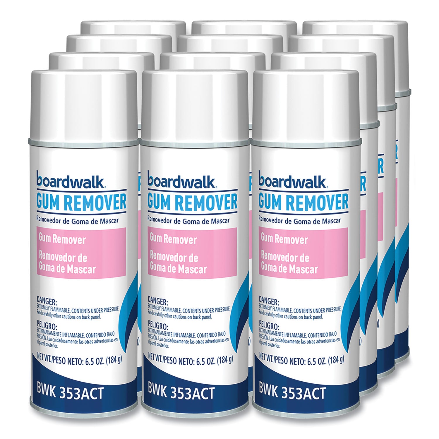 Chewing Gum and Candle Wax Remover, Unscented, 6.5 oz Aerosol Spray, 12/Carton