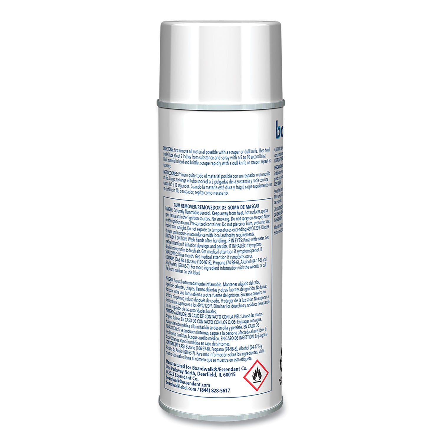 Chewing Gum and Candle Wax Remover, Unscented, 6.5 oz Aerosol Spray, 12/Carton