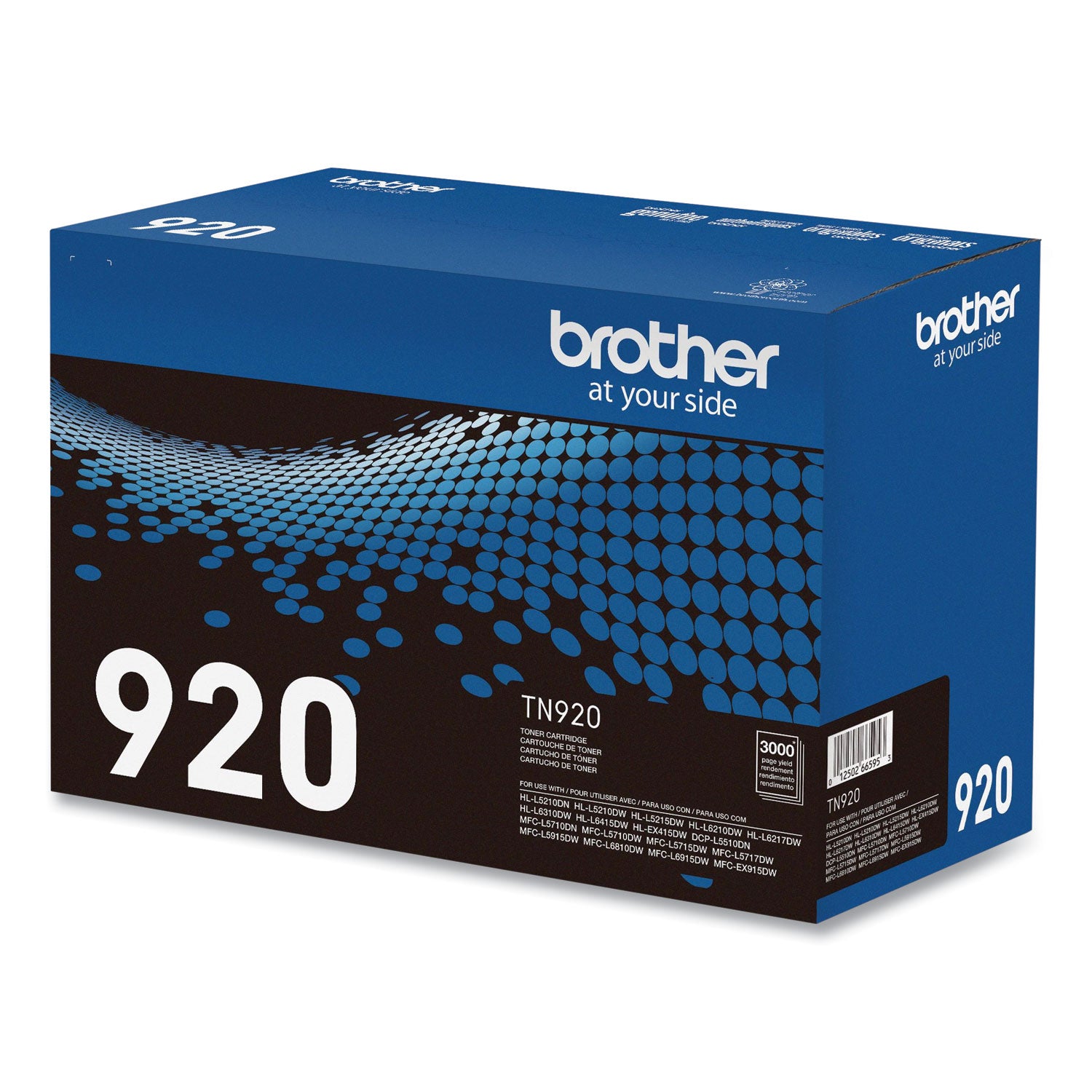 Brother Original Standard Yield Laser Toner Cartridge, Black, 1 Each, 3000 Page Yield