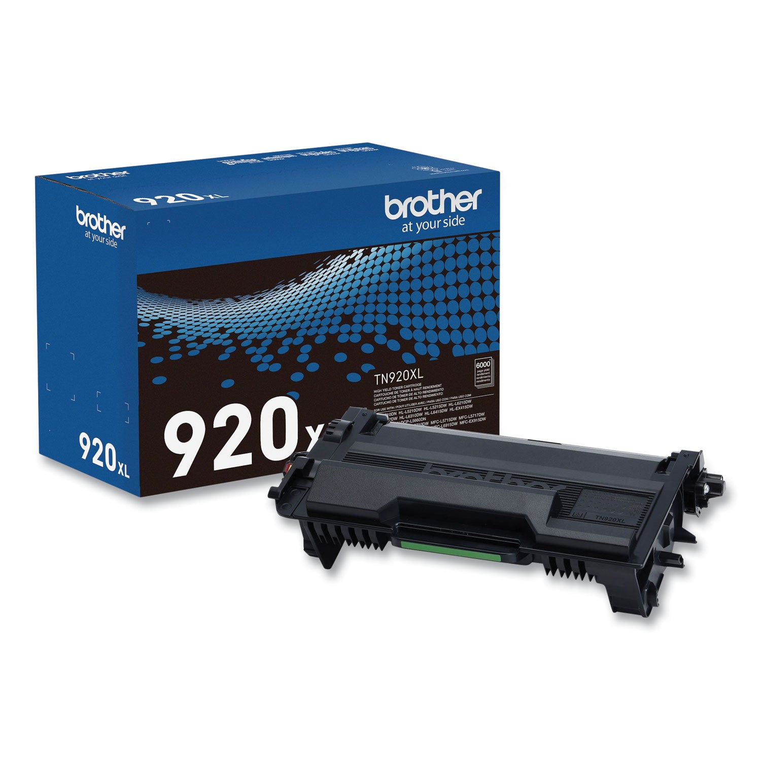 Brother Original High Yield Laser Toner Cartridge, Black, 6000 Pages, 1 Each