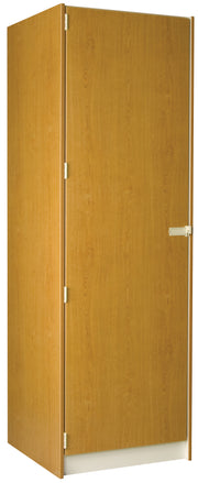 Deep Instrument Storage, Door Style: Solid Doors, Battle Creek Oak, 84"H x 27"W x 29"D, 206LB