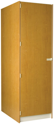 Deep Instrument Storage, Door Style: Solid Doors, Battle Creek Oak, 84"H x 27"W x 40"D, 259LB