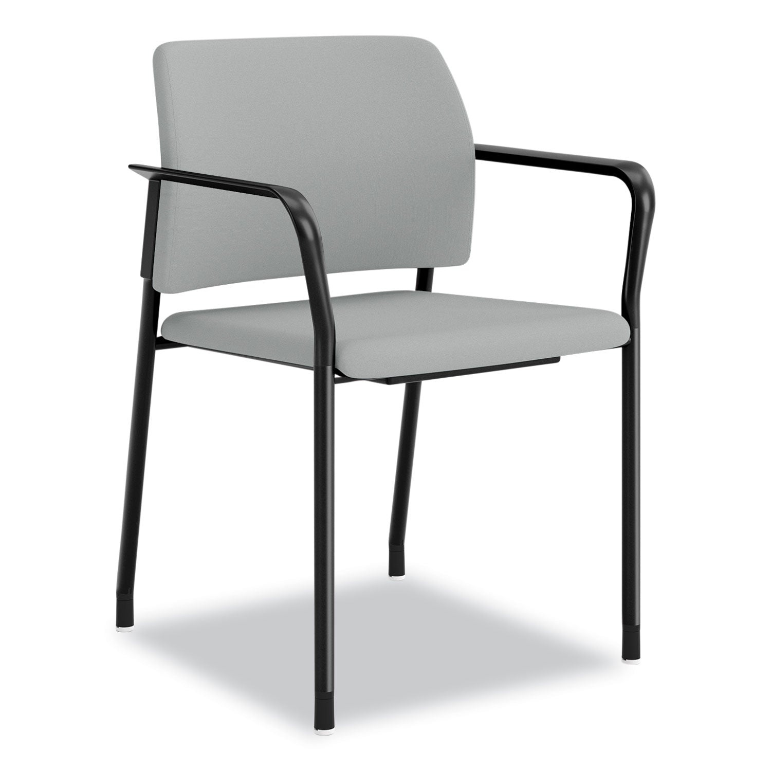Steel Frame Material - Four-legged Base - Gray - Vinyl - Armrest - 2 / Carton