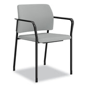 Steel Frame Material - Four-legged Base - Gray - Vinyl - Armrest - 2 / Carton