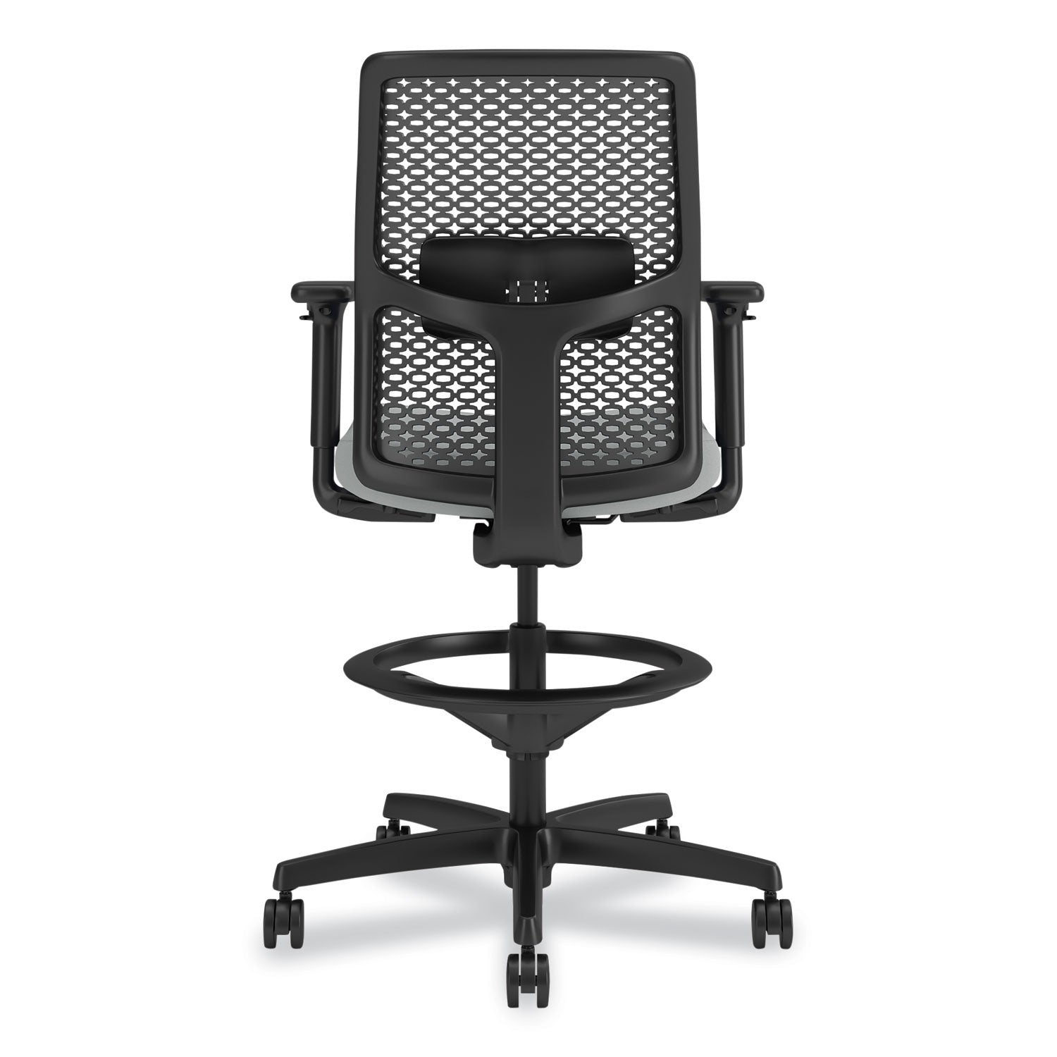 HON Ignition 2.0 Sitting Stool - Charcoal Back Color - Low Back - Gray - 1 Each
