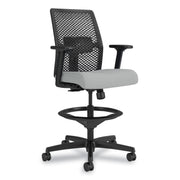 HON Ignition 2.0 Sitting Stool - Charcoal Back Color - Low Back - Gray - 1 Each