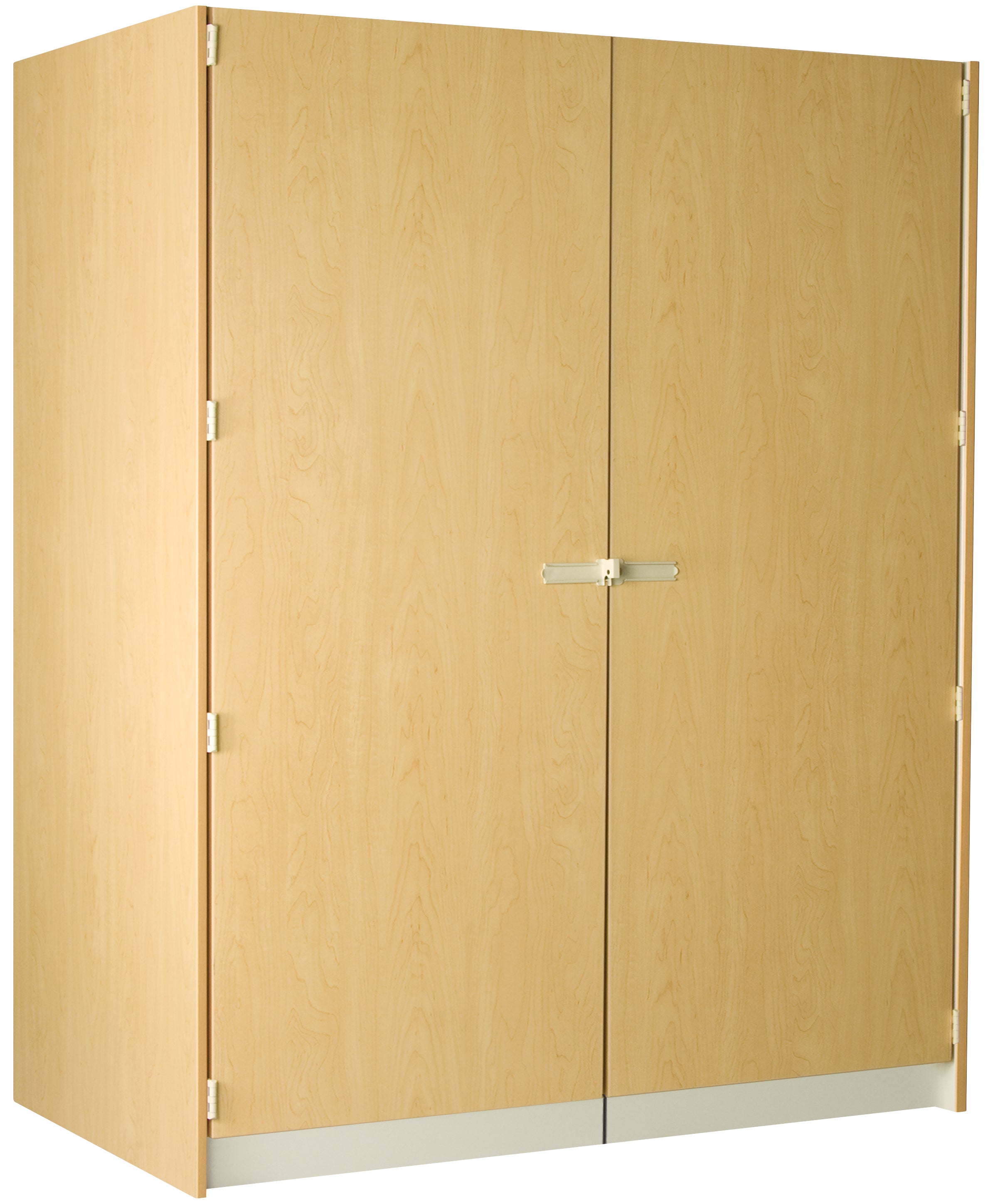 Deep Instrument Storage, Door Style: Full Solid Doors, Battle Creek Oak, 84"H x 60"W x 40"D