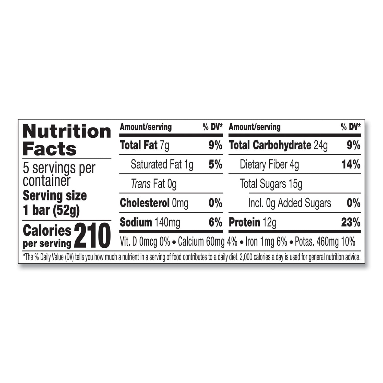 Adult Bars, Blueberry, 1.83 oz Bar, 5 Bars/Box, 2 Boxes/Carton