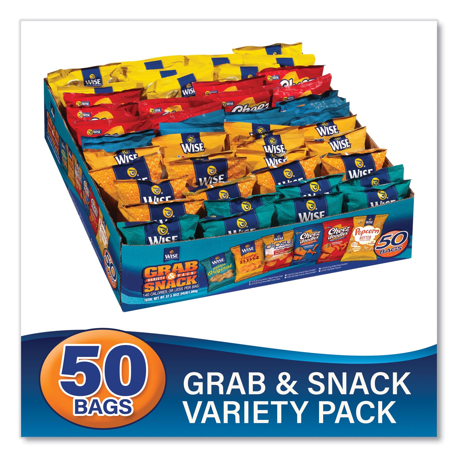 Individually Wrapped - Assorted - 50/Box - 1 Carton