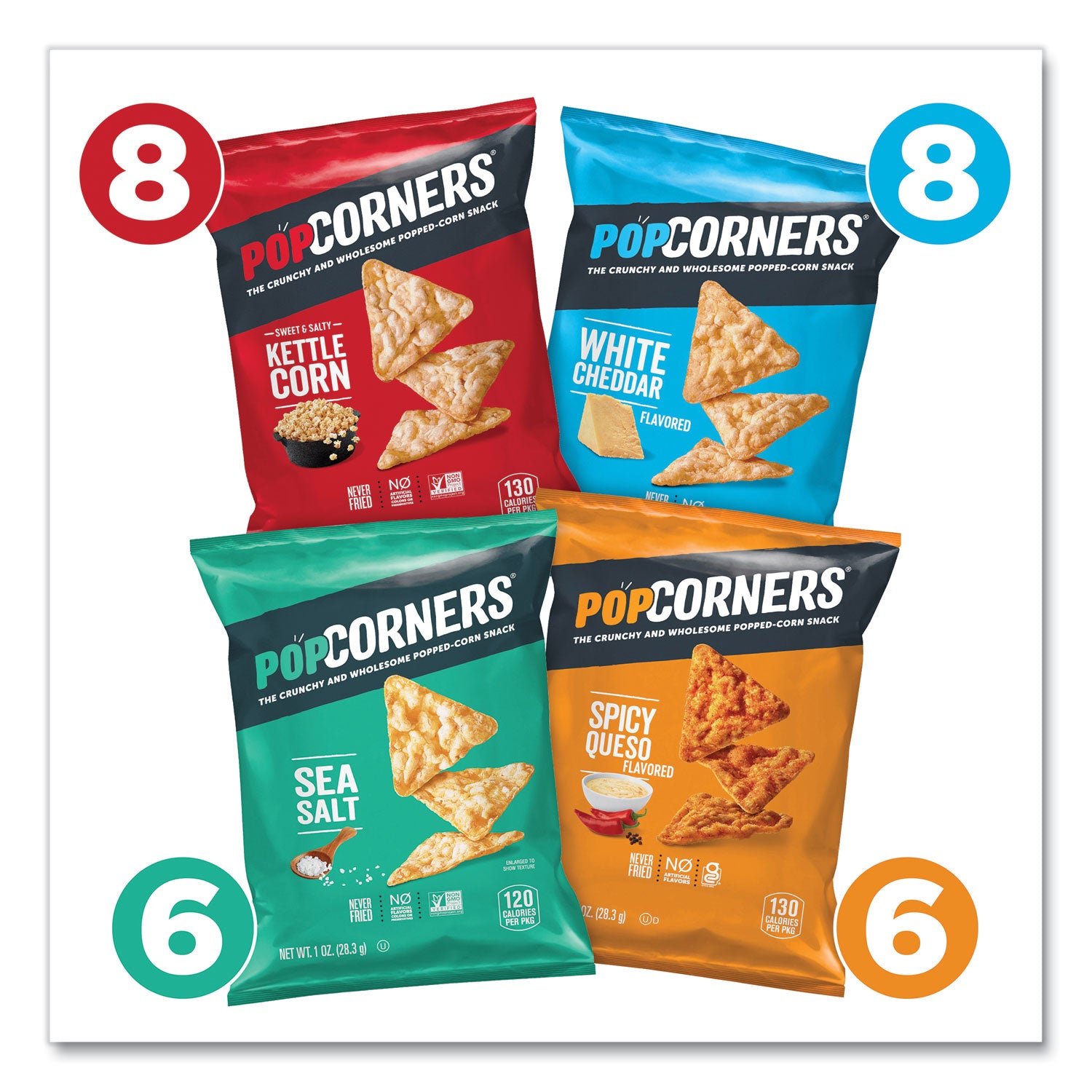 Gluten-free, Low Calorie - Assorted - 28 / Carton
