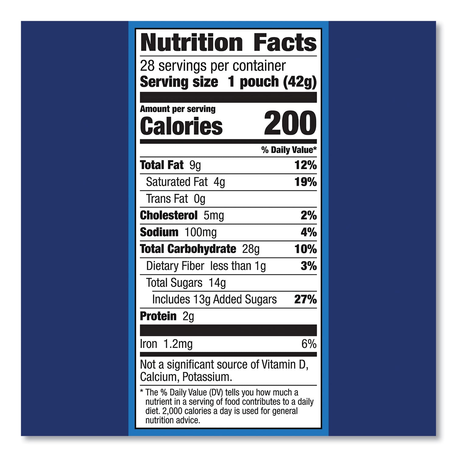 Soft Baked Mini Chocolate Chip Cookies, 1.5 oz Pouch, 28/Pack