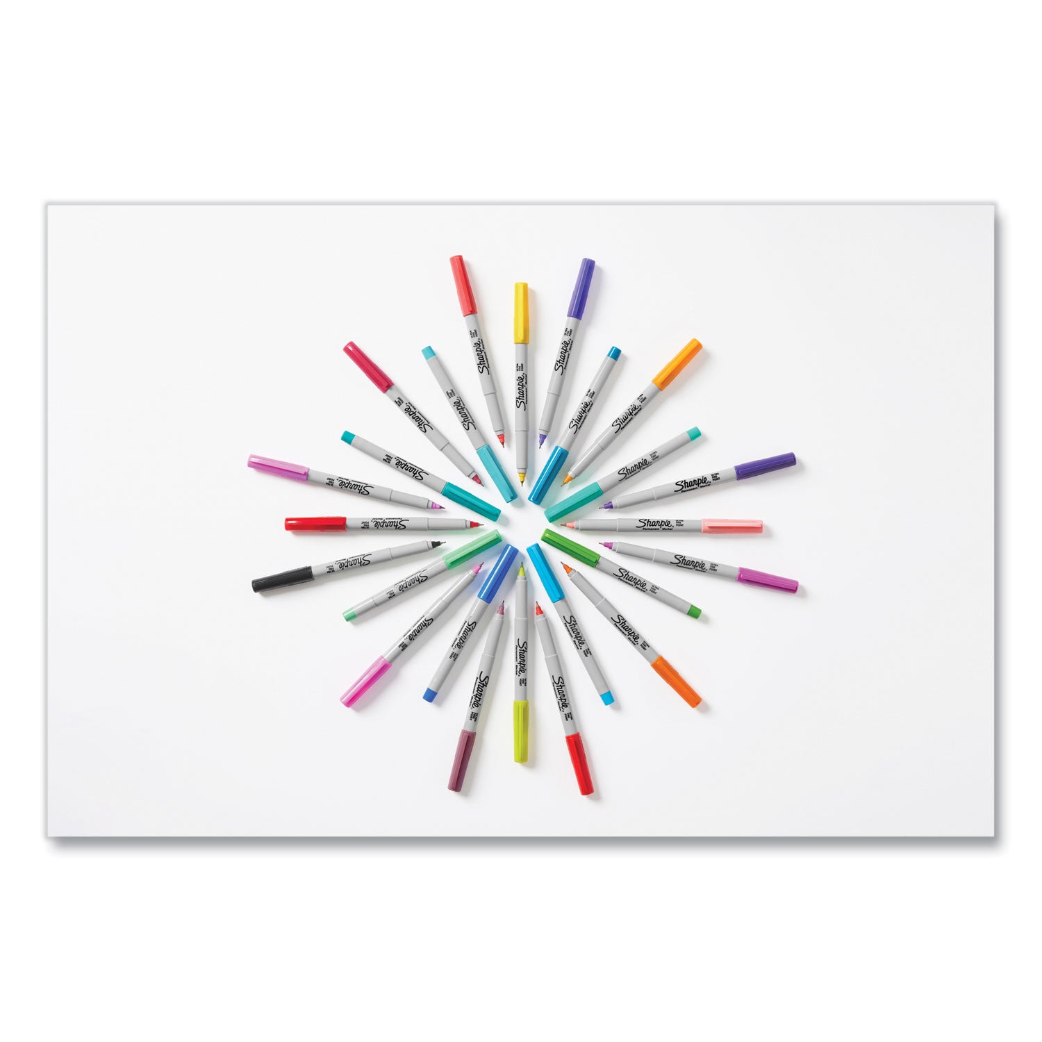 Sharpie Glam Pop Permanent Markers, Ultra Fine Point, Assorted Colors, 24 Pack