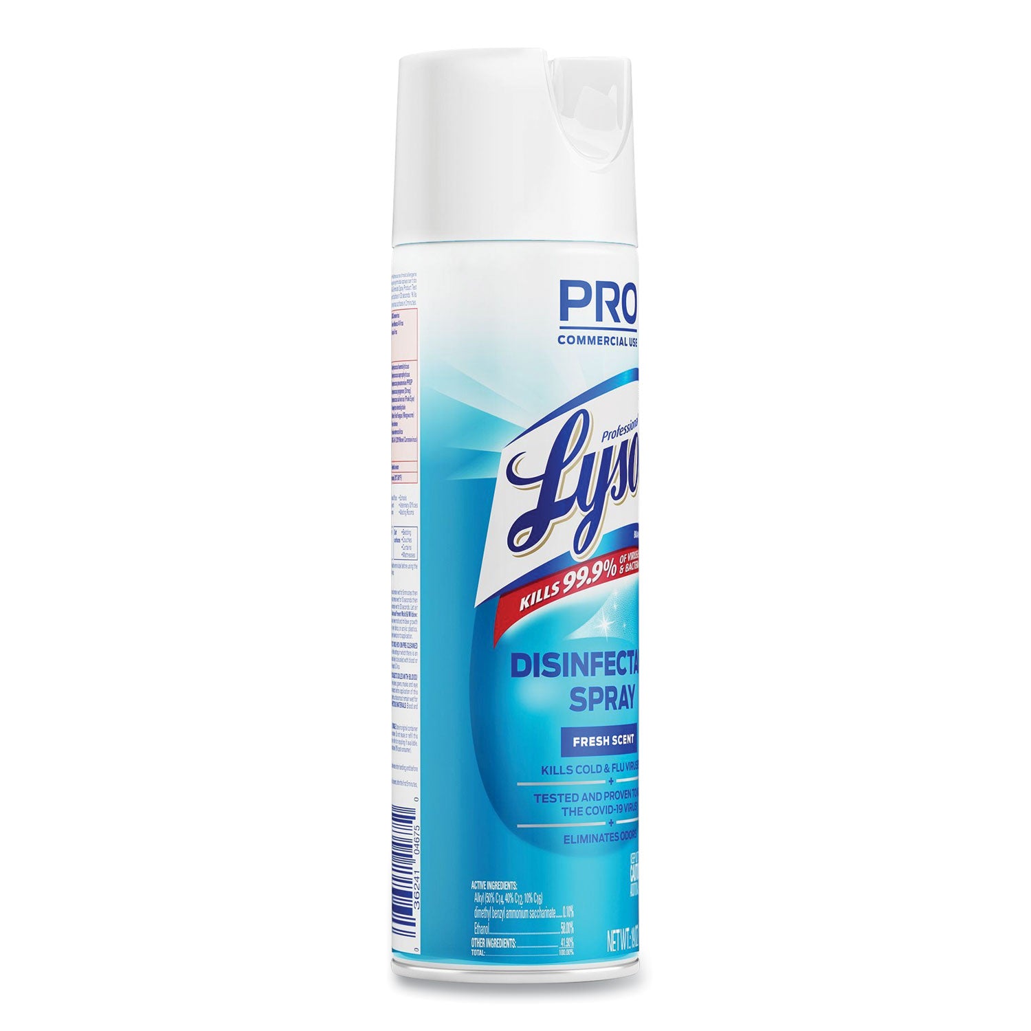 Disinfectant Spray, Fresh, 19 Oz Aerosol Spray