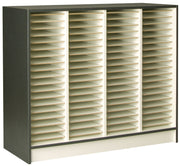 Choral Folio Storage, Door Style: Open, Battle Creek Oak, 41"H x 48"W x 20"D