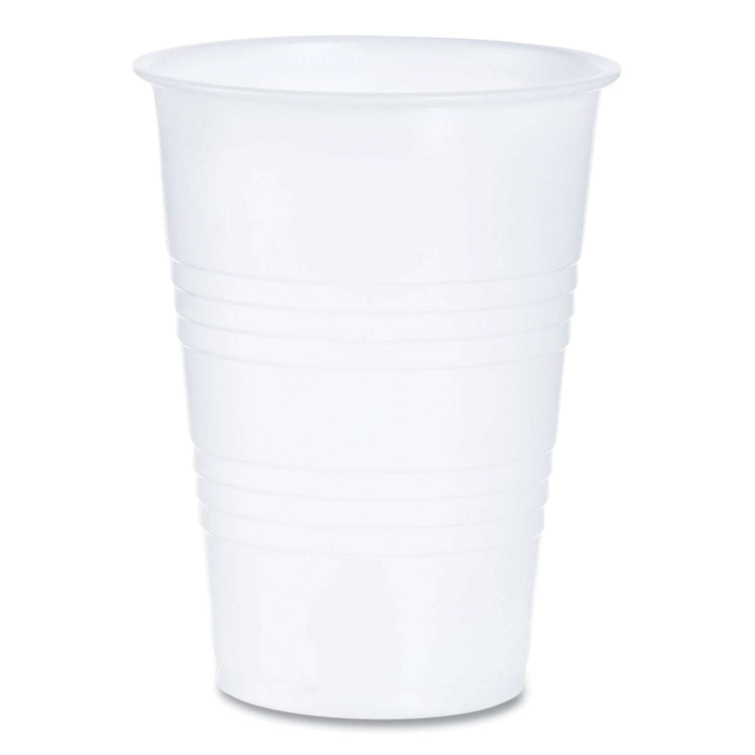 High-Impact Polystyrene Cold Cups, 10 oz, Plastic, Translucent, 100/Sleeve, 25 Sleeves/Carton