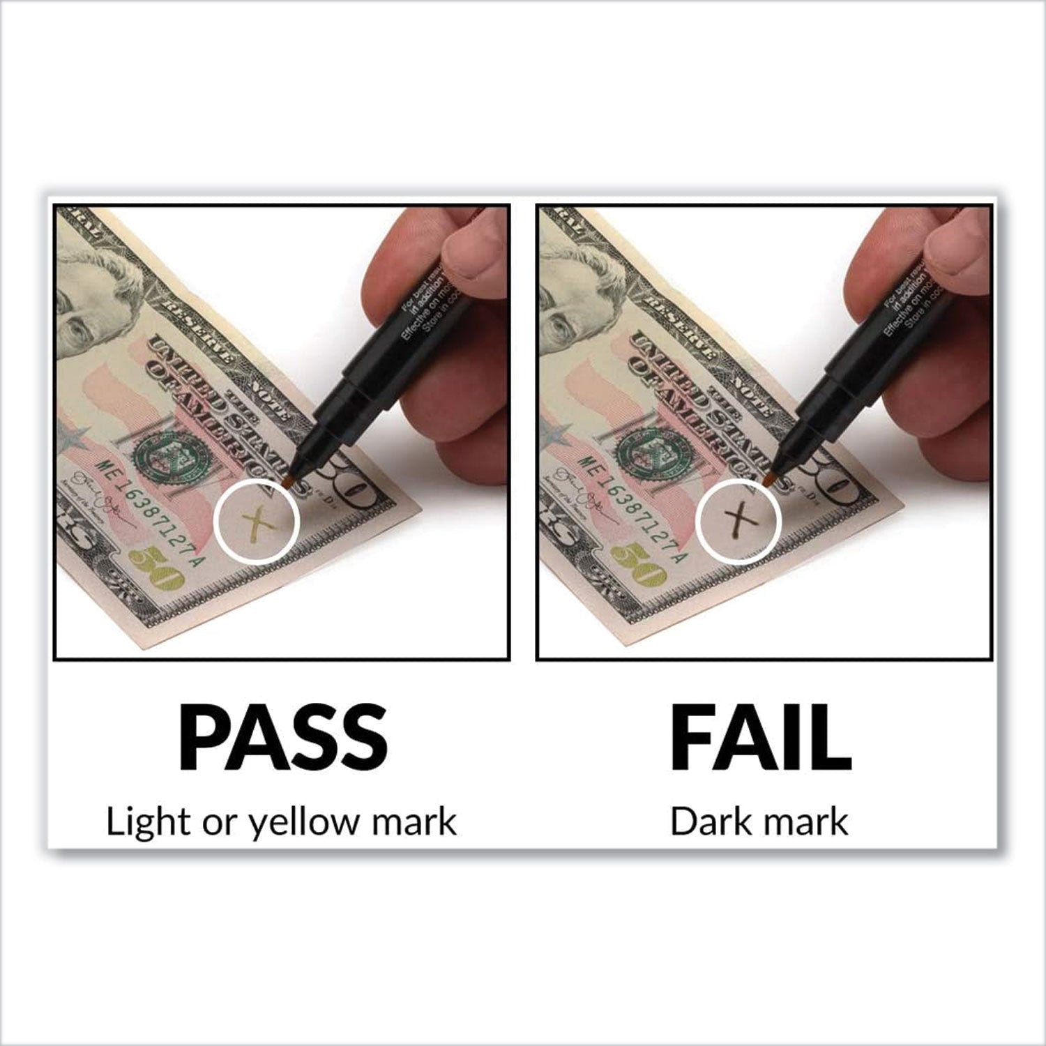 Dri Mark Counterfeit Detector Pens - Chemical - Black - 1 Dozen
