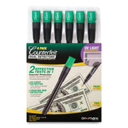 Ultraviolet, Watermark, Ink - Black, Green - 6 / Pack