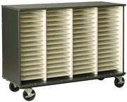 Choral Folio Storage, Door Style: Open, Battle Creek Oak, 40"H x 48"W x 20"D