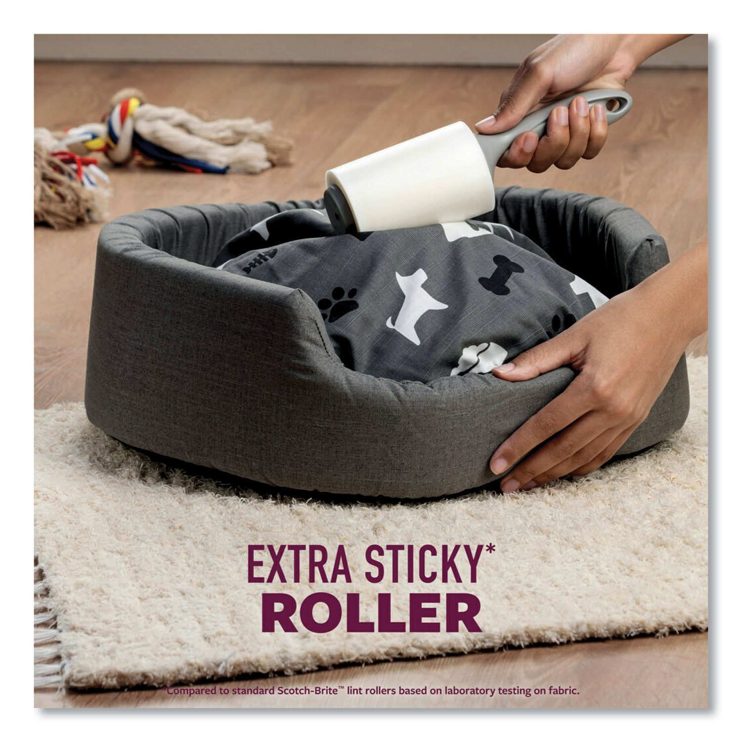 Scotch-Brite Pet Hair Pickup Lint Roller, 70 Sheets per Roller, 1 Pack