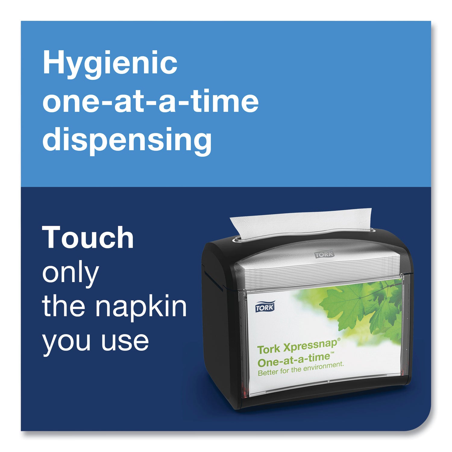 Xpressnap Napkin Starter Kit, Includes Napkins, 4 X 6 X 7, Black