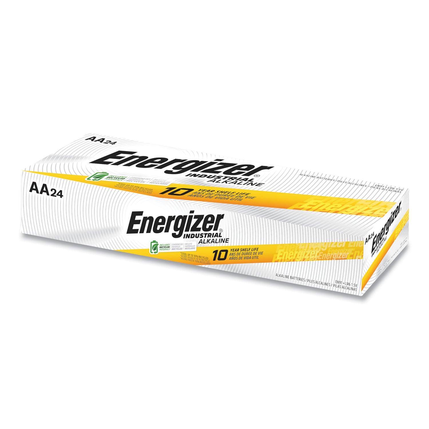 Energizer Industrial Battery - For Vending Machine, Office, Classroom, Electronics - AA - 24 / Box