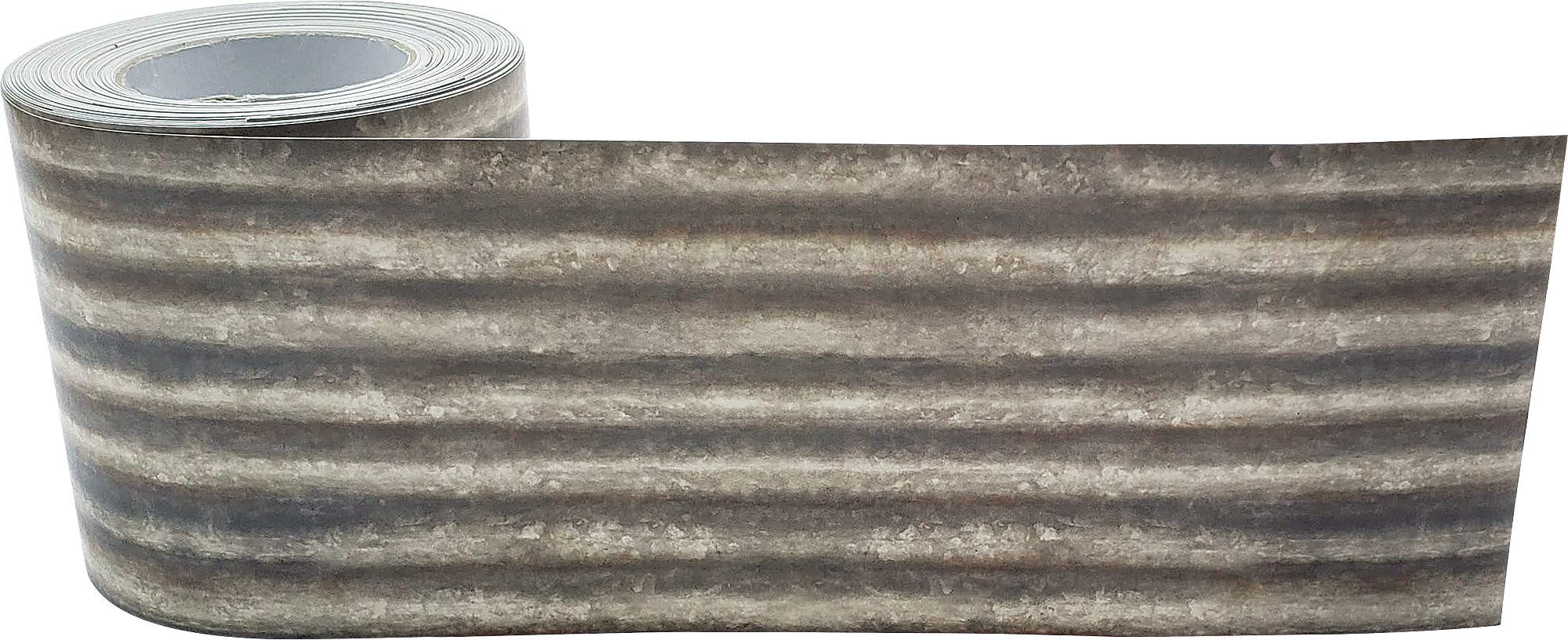 Corrugated Metal Straight Rolled Border Trim