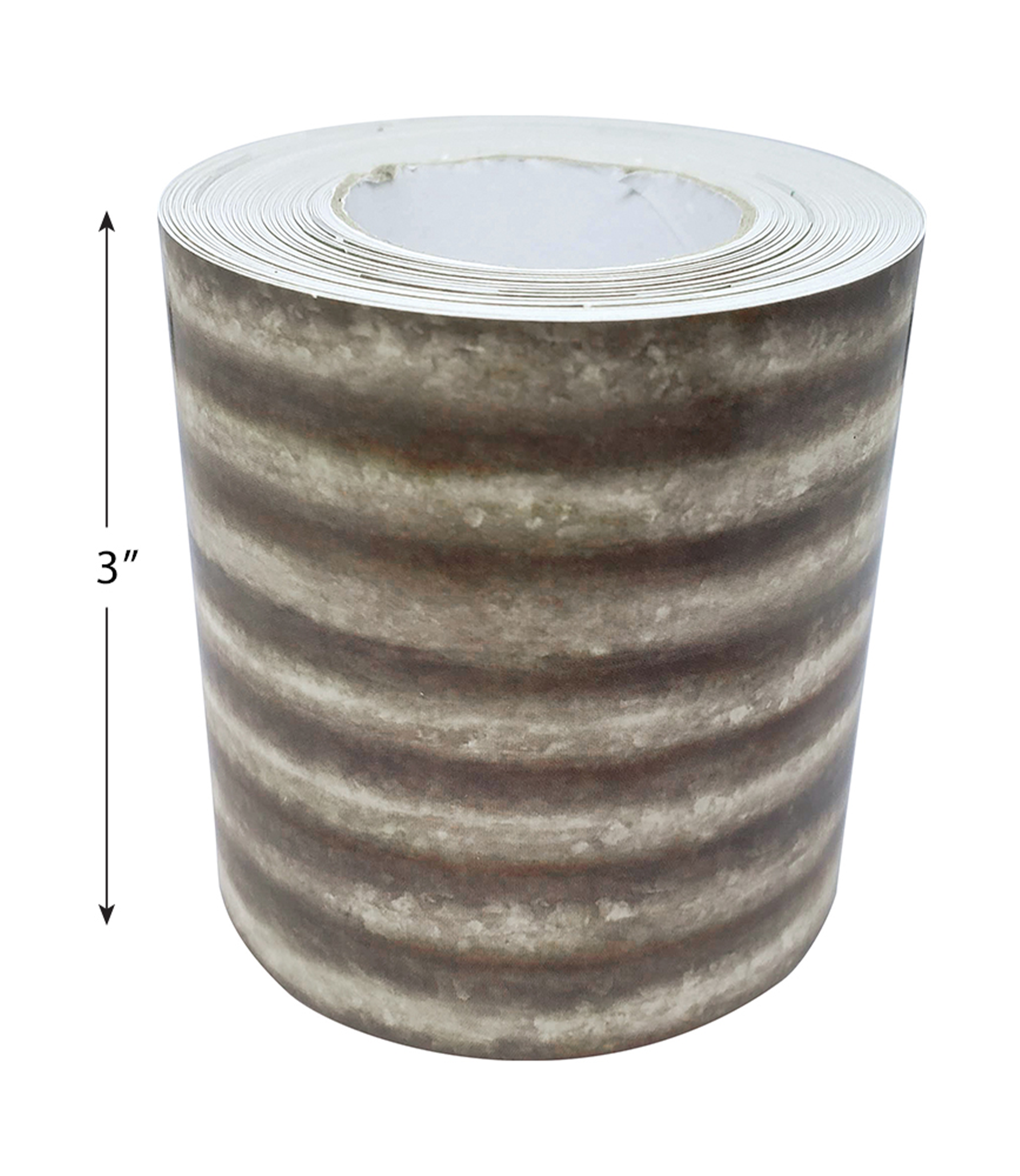Corrugated Metal Straight Rolled Border Trim