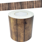 Dark Wood Straight Rolled Border Trim