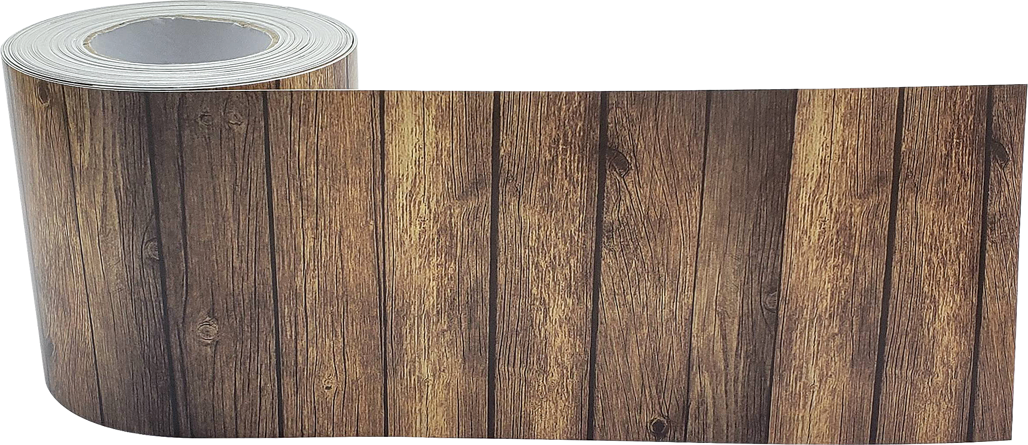 Dark Wood Straight Rolled Border Trim