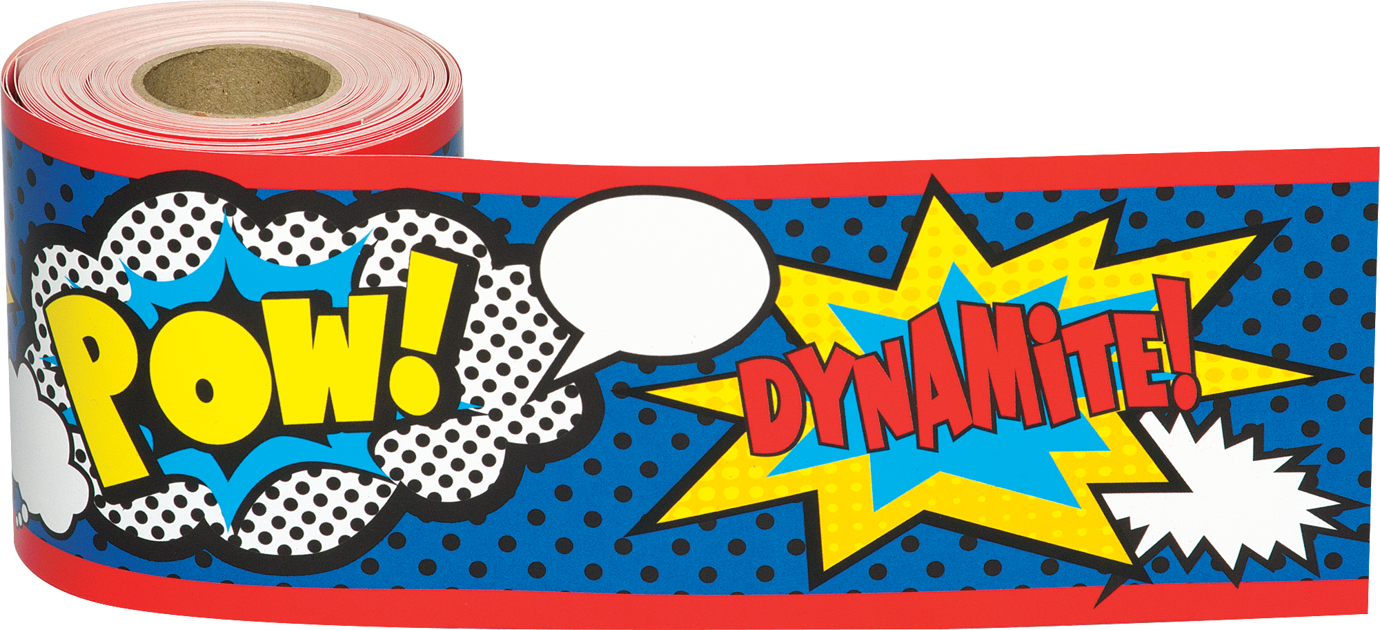 Superhero Straight Rolled Border Trim