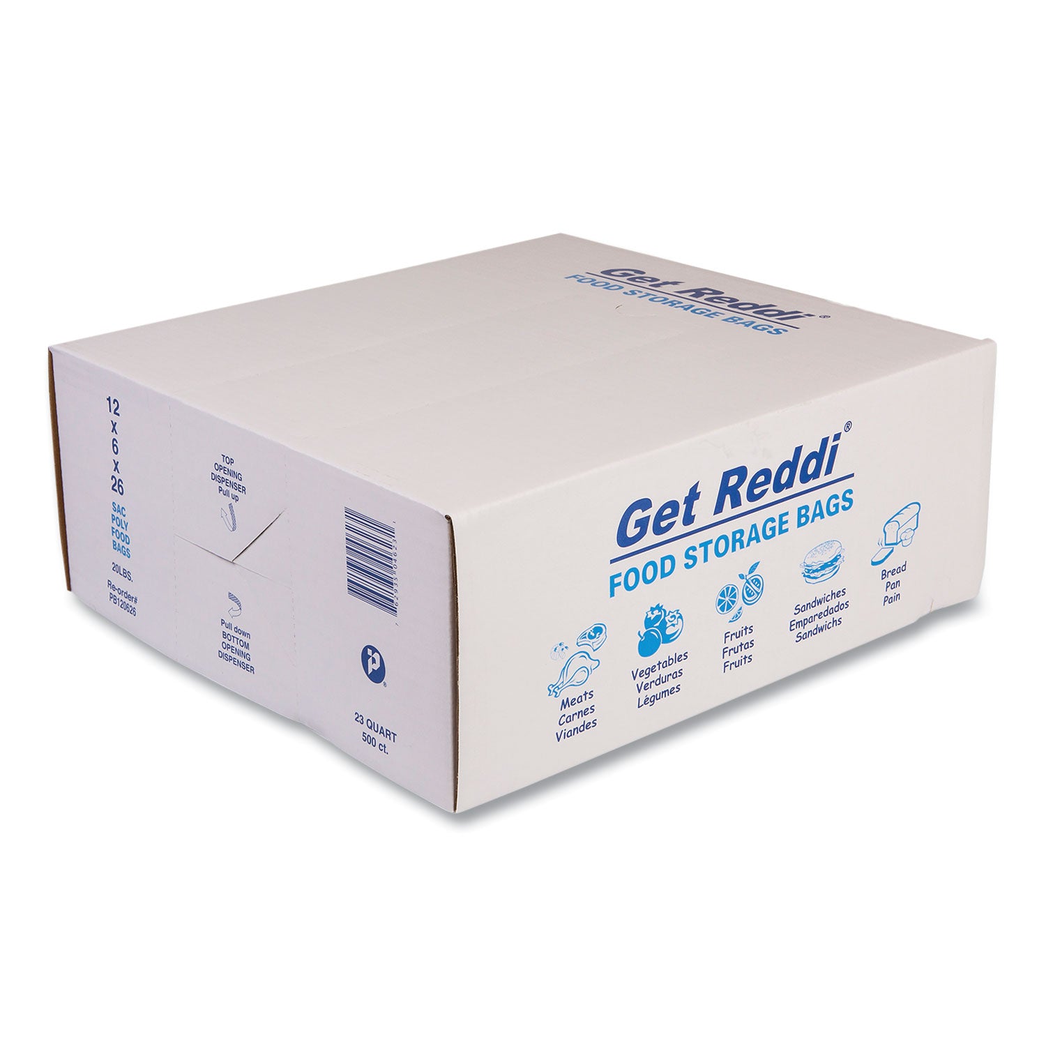 Silverware Bags, 3.5" x 1.5" x 10", Clear, 2,000/Carton