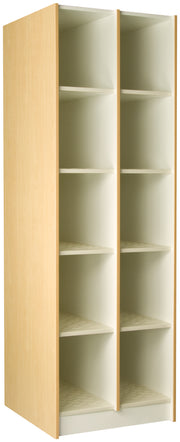Deep Instrument Storage, Door Style: Open, Battle Creek Oak, 84"H x 27"W x 29"D, 256LB