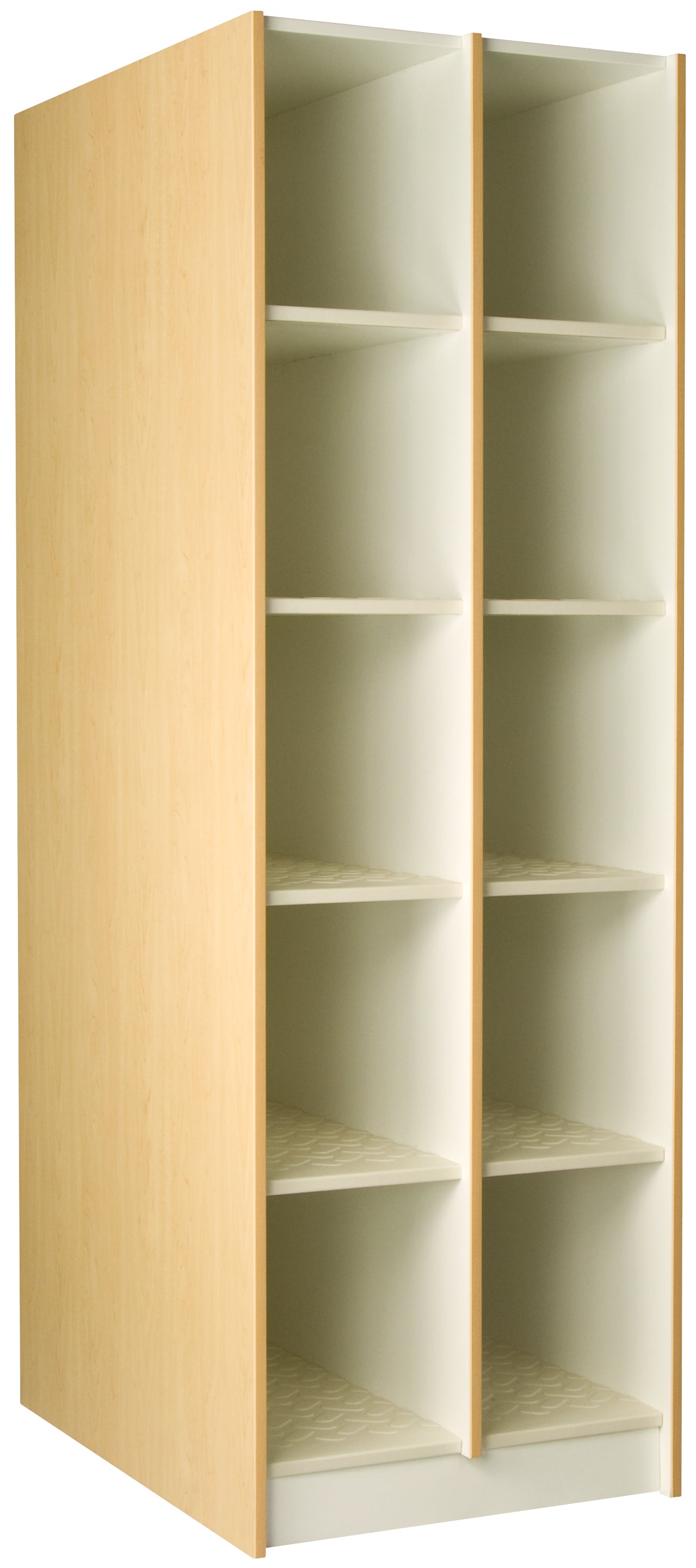 Deep Instrument Storage, Door Style: Open, Battle Creek Oak, 84"H x 27"W x 40"D, 342LB