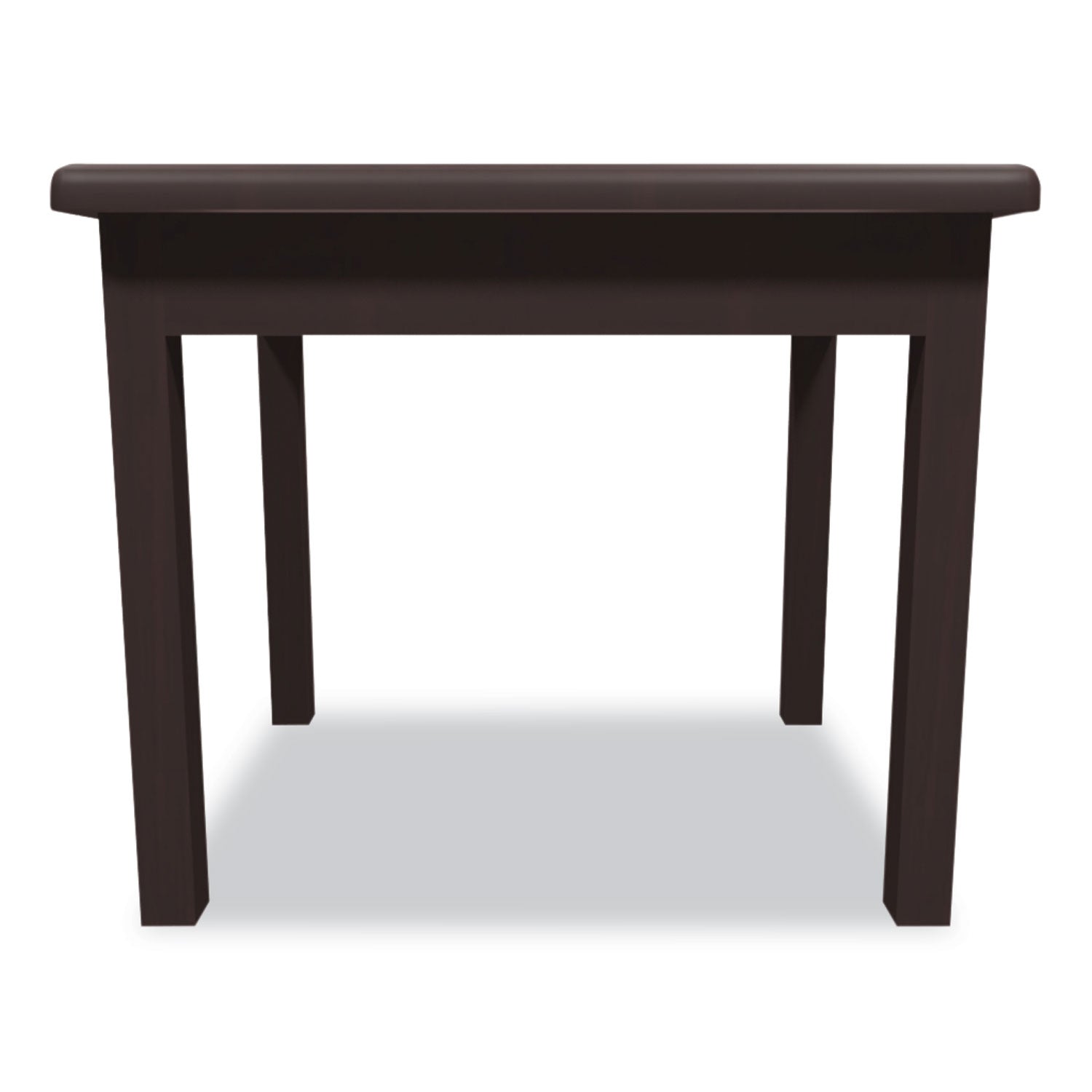 HON H80193 End Table - 20" Height x 24" Width x 20" Depth - Flat Edge - Finish: Mahogany - 1 Each
