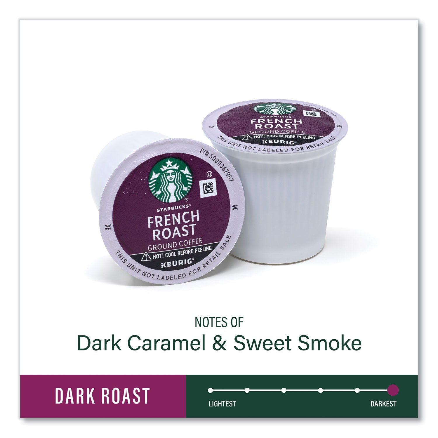 Green Rabbit K-Cup Coffee - French/Dark - K-Cup - French Roast - 72 / Carton