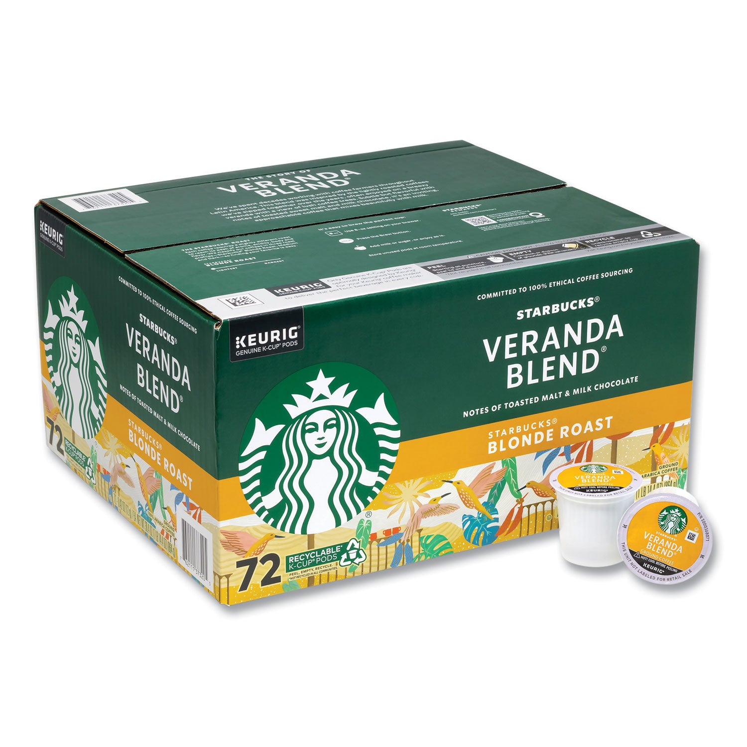 Blonde/Light - K-Cup, Pod - Veranda Blend - 72 / Carton