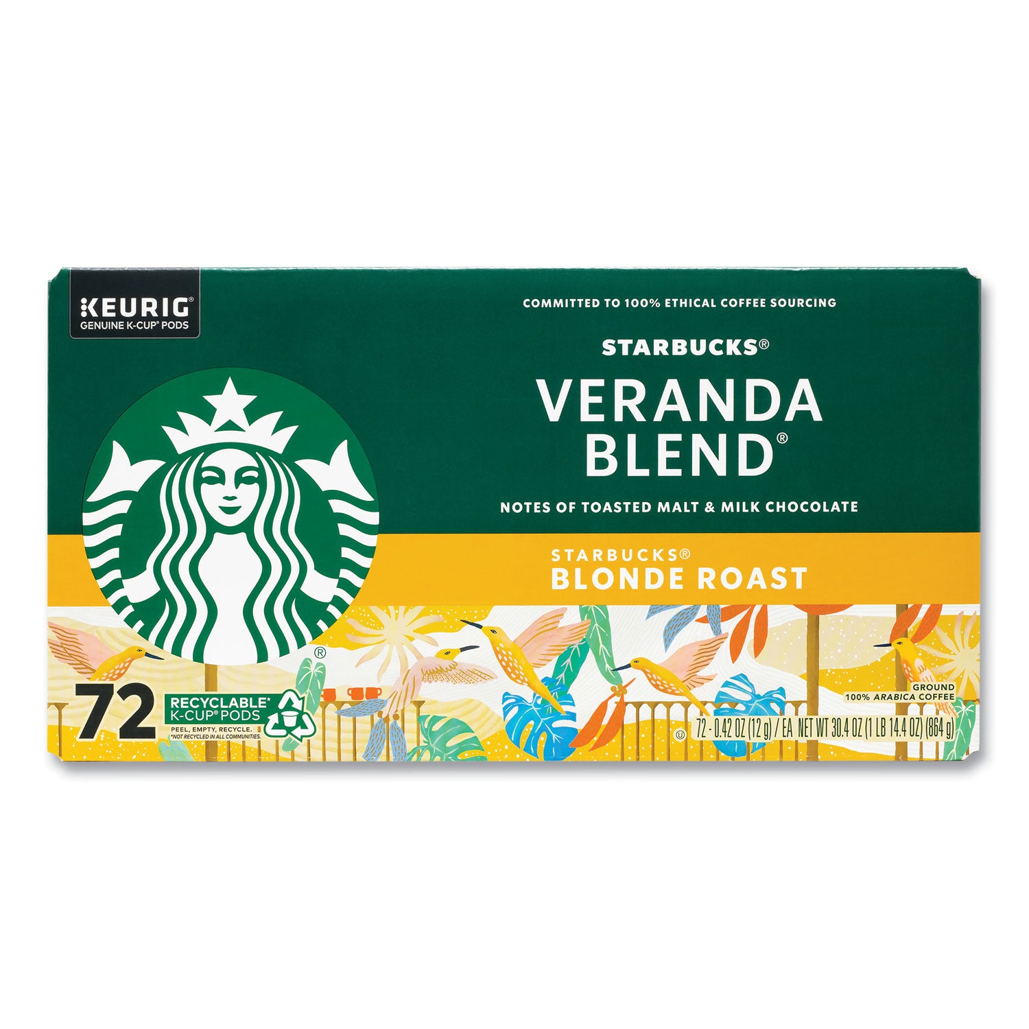 Blonde/Light - K-Cup, Pod - Veranda Blend - 72 / Carton