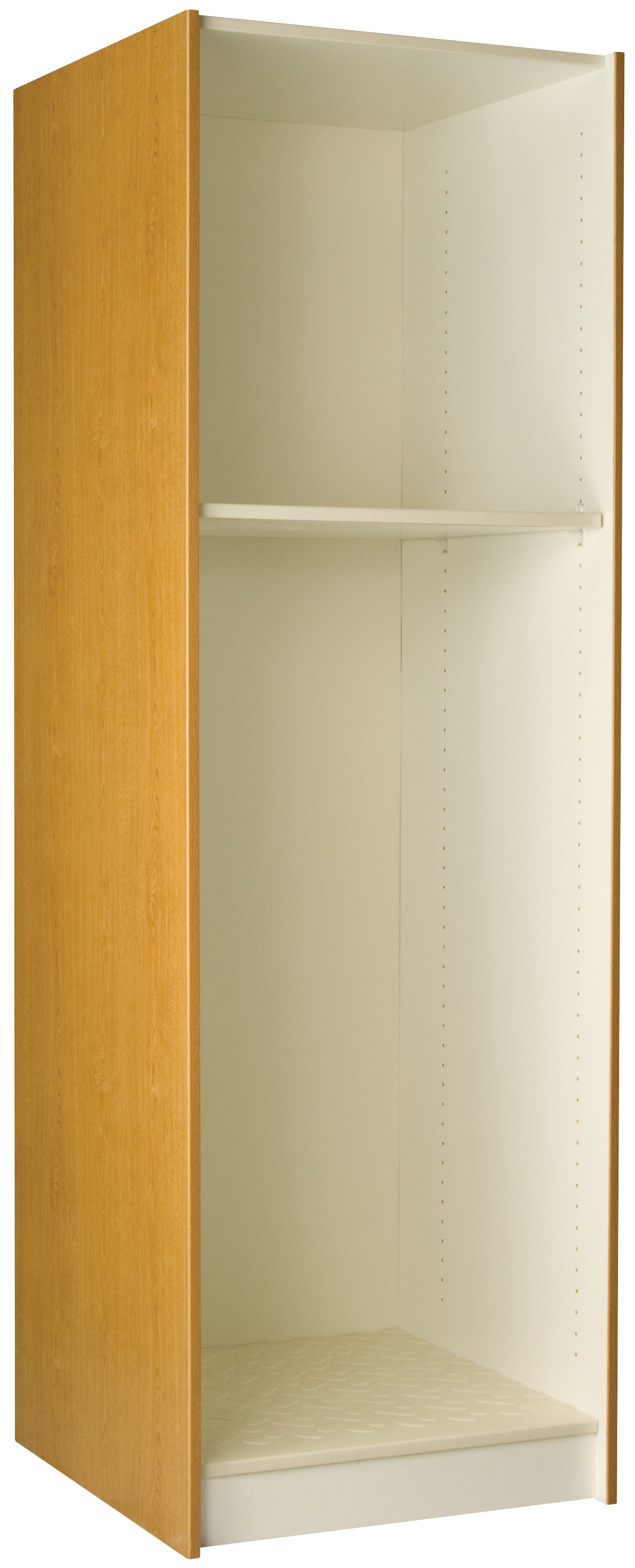 Deep Instrument Storage, Door Style: Open, Battle Creek Oak, 84"H x 27"W x 29"D, 166LB